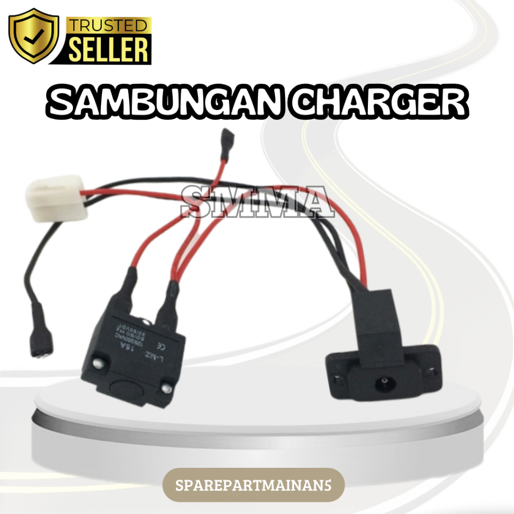 SMA5 || Sambungan Set Charger Mobil Motor Mainan Aki
