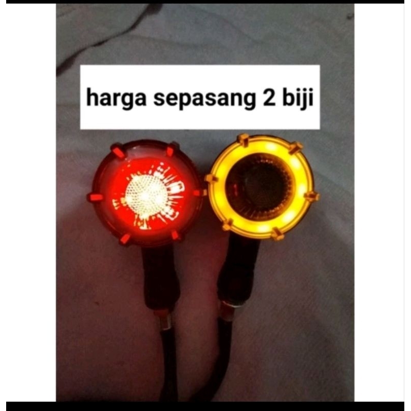 lampu sein led bulat running ninja rx king tiger verza klx lampu sein motor led bulat sein led bulat