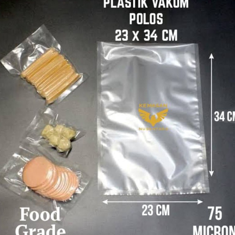 Terbaru 1pcs Plastik Vakum 23 x 34 cm Tebal Plastic Vacuum Bag Plastik Vakum Sealer