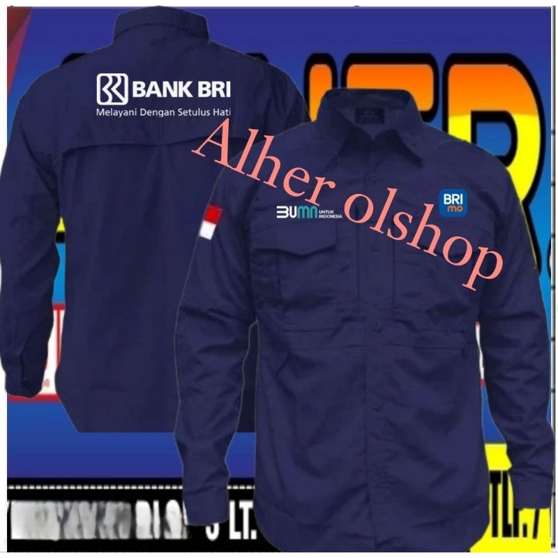 kemeja tactical bank BRI baju tactical bank BRI kemeja bank BRI baju Bank BRI seragam Bank BRI Pdl B