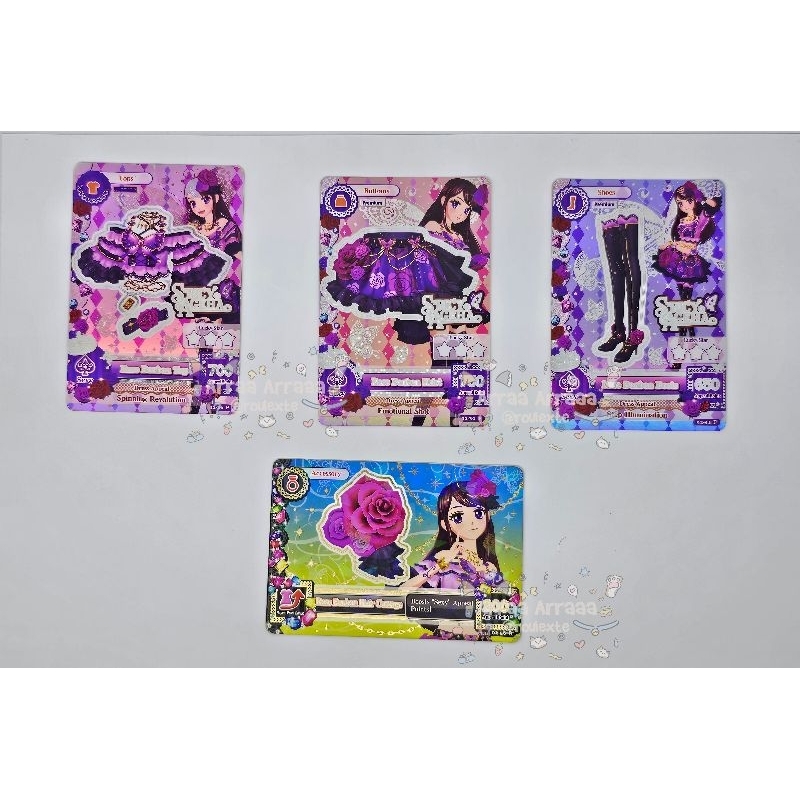 Kartu Aikatsu Premium Ran Rose Bonbon