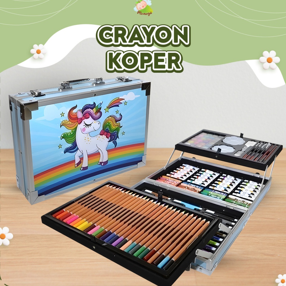 

KODE R99N MOMOGII Krayon Koper Tingkat Set Mewarnai Lengkap Crayon Anak Set