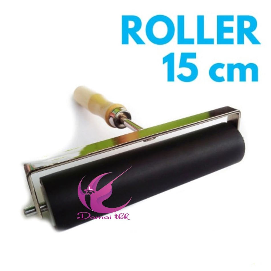 

KODE D69Y Roller Karet Roll Karet Brayer Roll Grafis Roll Grafika Rol Karet Roll Lino Size 15 cm