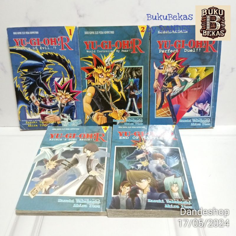 Yugioh R 1-5 (set) - Komik Bekas Preloved ELEX MEDIA Yu-Gi-Oh