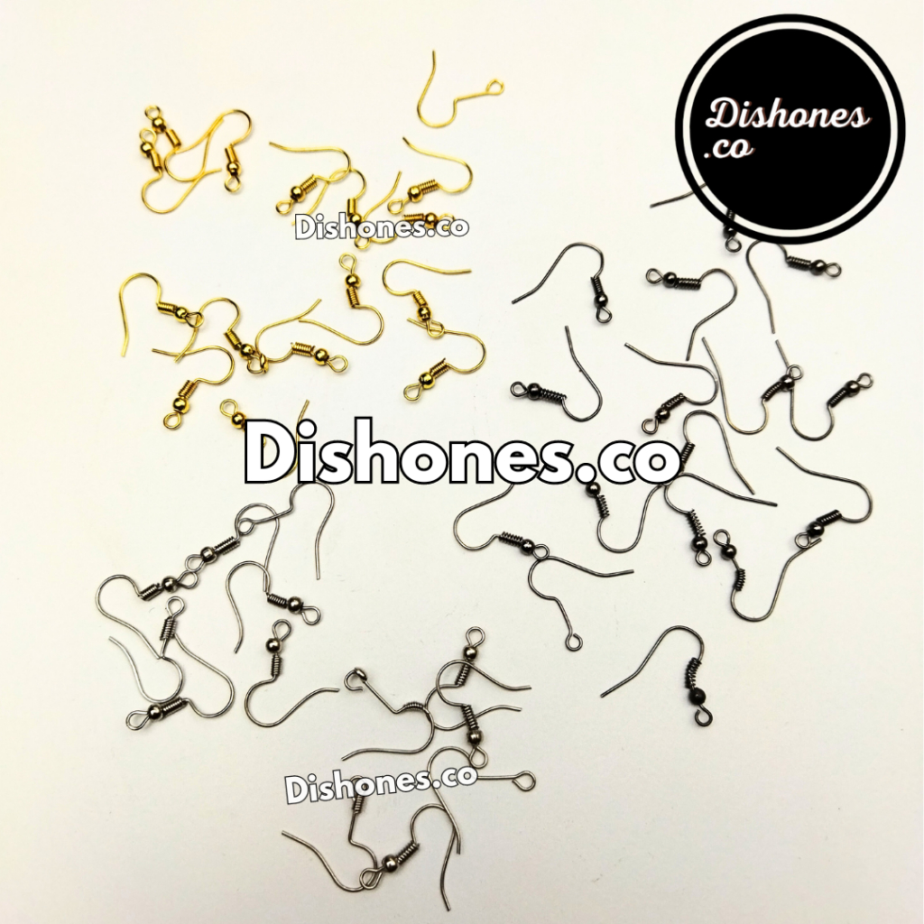 Kaitan Anting Gantungan Bola / Kait Anting Kerajinan Tangan / Kait Anting Gantungan Bola
