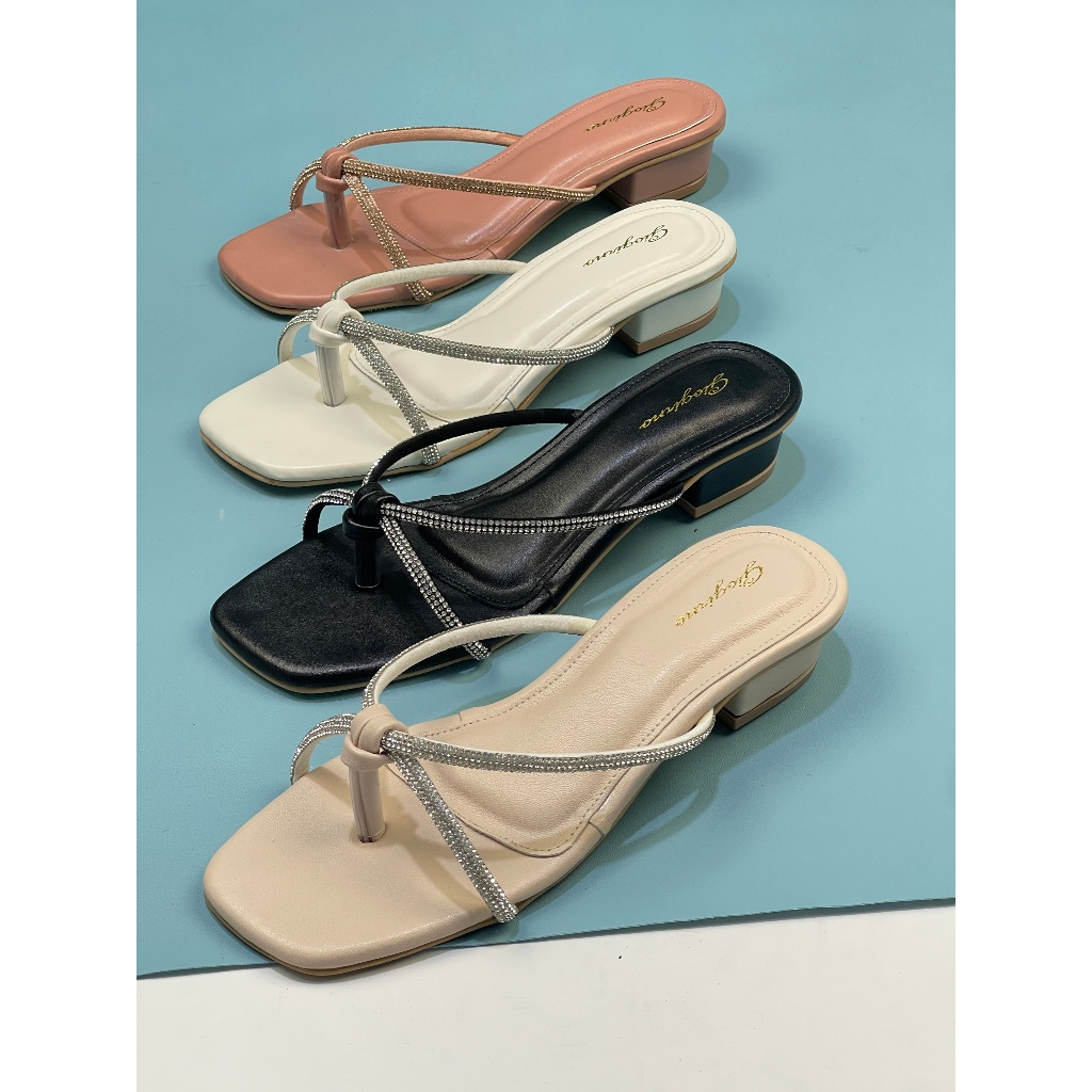 Giogirno Sendal Wanita Model Heels 3cm Carmilla Variasi Import