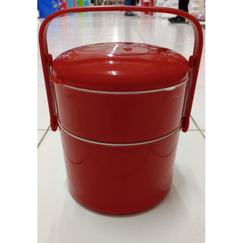 RANTANG MEDIUM SUSUN 2 TAMAS/RANTANG PIKNIK/RANTANG BEKAL MAKANAN