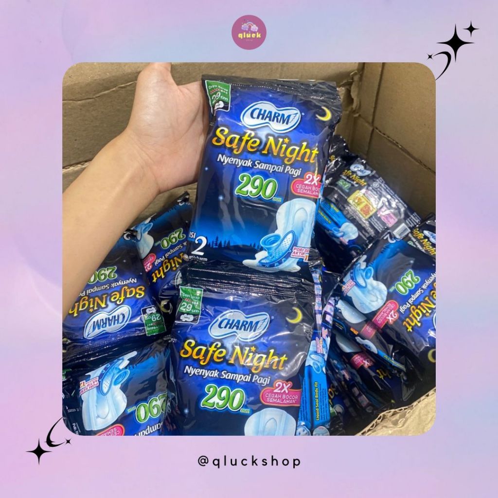 CHARM SAFE NIGHT 29CM (1 RENCENG 10 PCS )