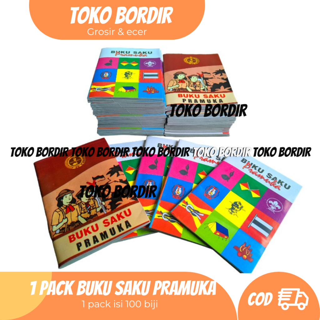 

1 pack buku saku pramuka isi 100 biji / 1 pack buku saku pramuka coklat / warna