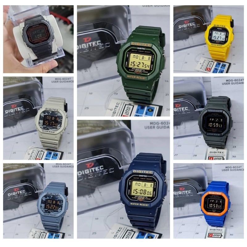 JAM TANGAN WANITA DIGITEC 6024/ MDG-6024T/ DIGITEC 6024 ORIGINAL