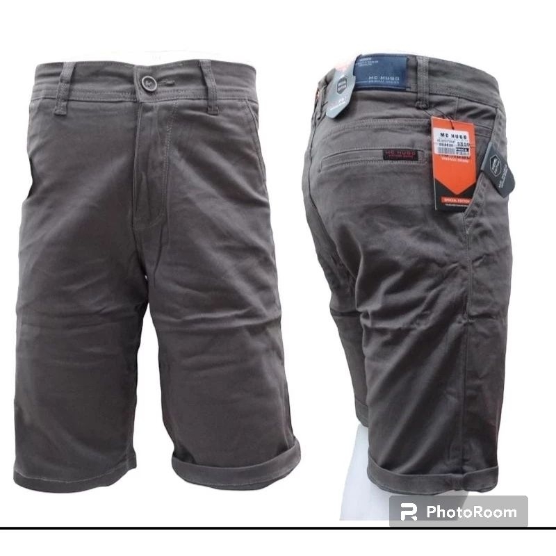 celana katun pendek pria merek mc hugo