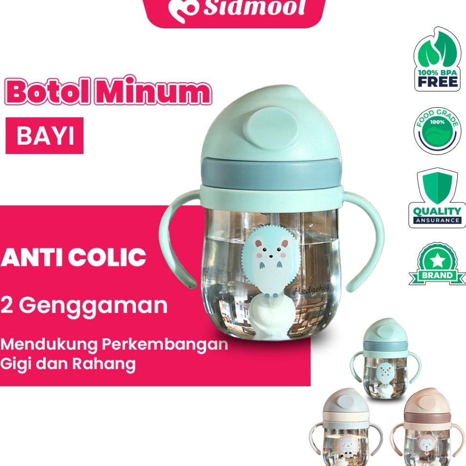 SIDMOOL Botol Minum Bayi Gelas Anak Balita Training Cup Baby 28ml