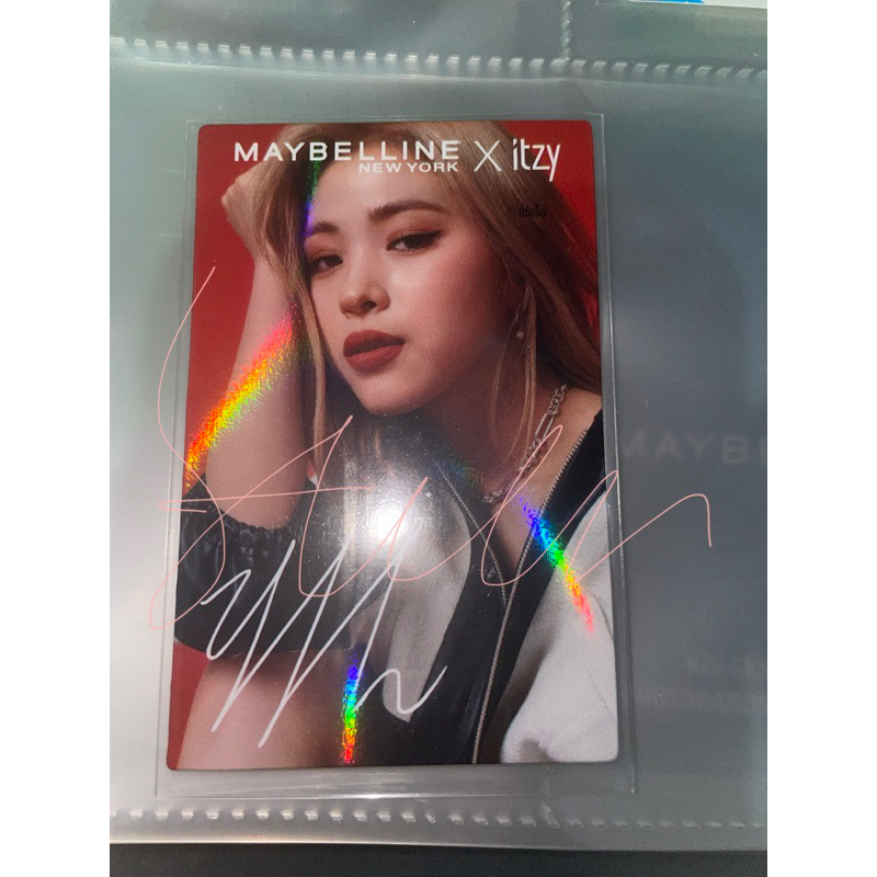 Photocard Ryujin Maybelline