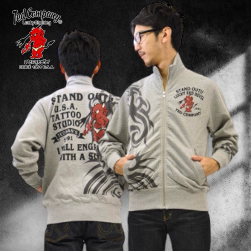 tedman ted company original tattoo studio tribal jaket motor biker vintage jadul mccoy's toyo enterp