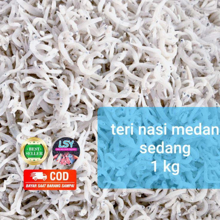 

Best Produk ikan asin teri nasi medan size sedang 1kg