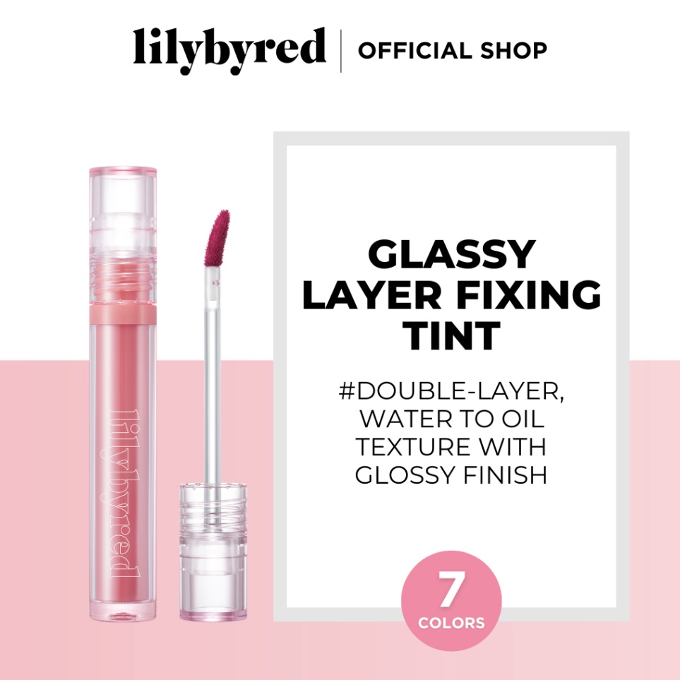 Super Promo lilybyred Glassy Layer Fixing Tint 4g  Glossy Finish  Light Texture  LongLasting  Transf