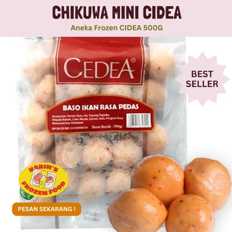 

ANEKA BAKSO SEAFOOD CIDEA 500G ISI 42