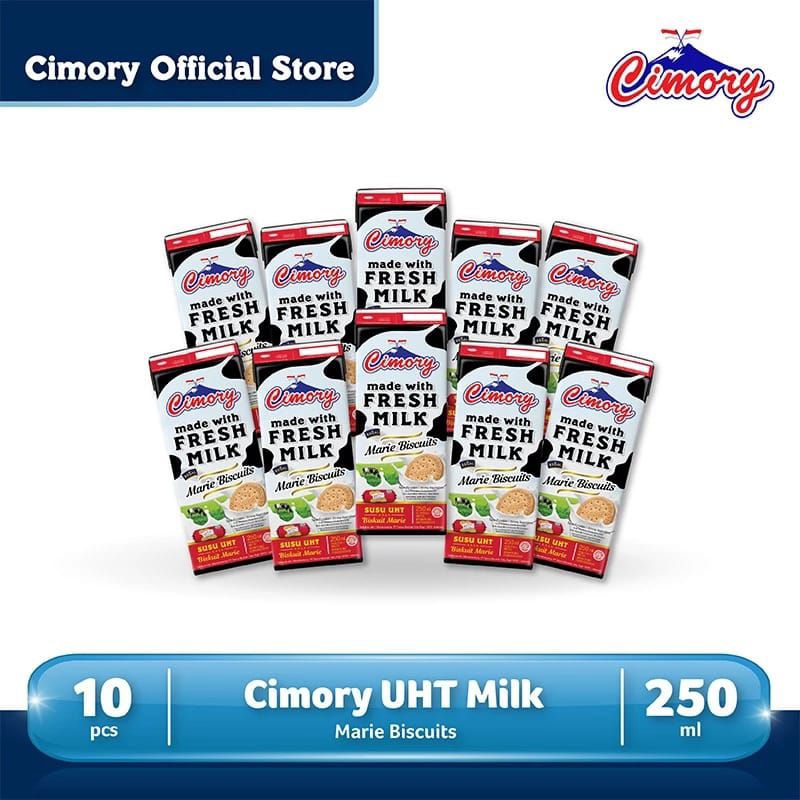 

Fresh milk/Susu segar rasa MARIE BISCUIT Cimory murah UK.250ml