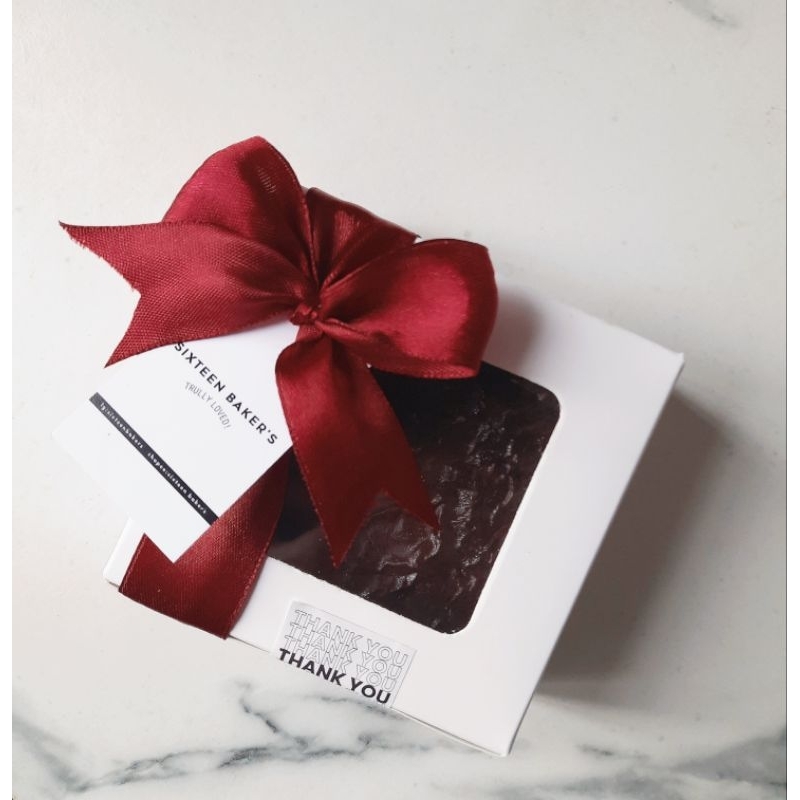 Fudgy Brownies Box 10 x 10