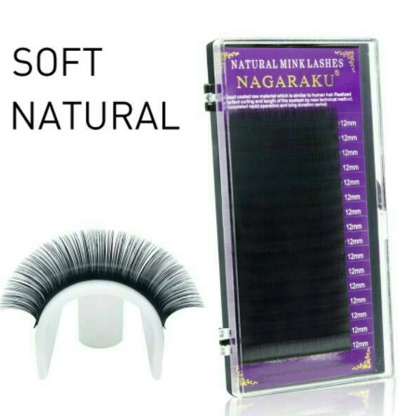 NAGARAKU MINK EYELASH EXTENSION SINGLE Premium Nagaraku Eyelash Bulumata bulu mata premium