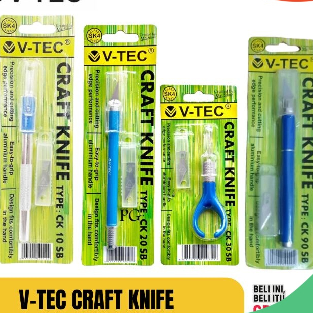 

V-tec Craft Knife CK 10 SB II V-tec Pisau Ukir CK10 SB