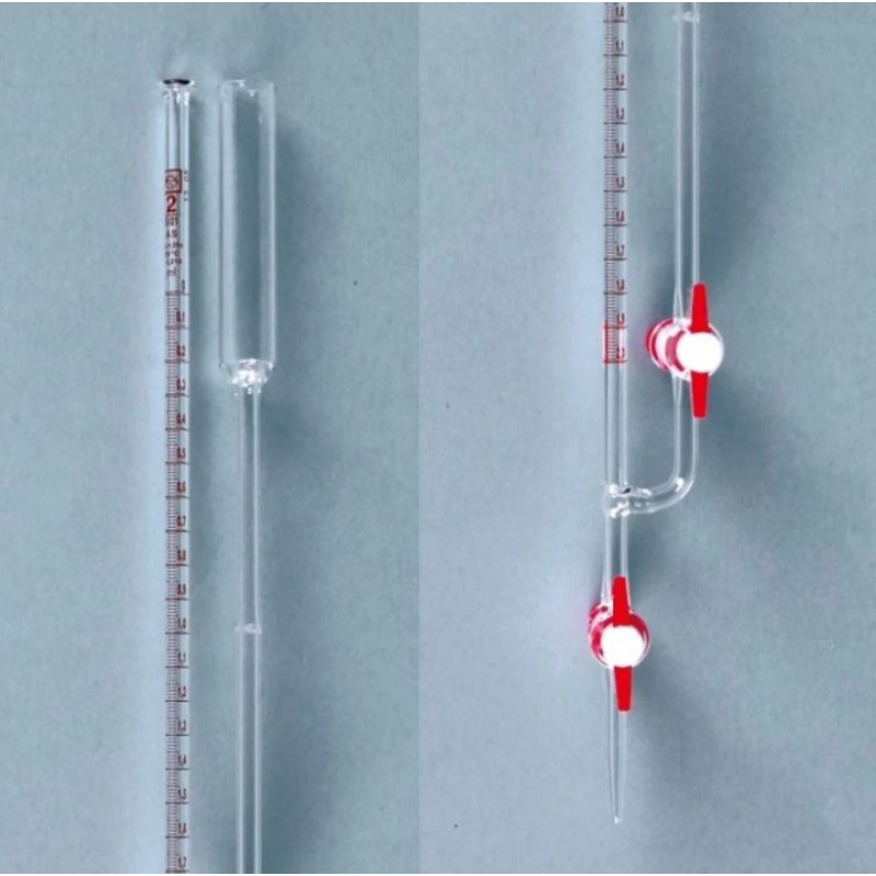 micro buret 10ml Pyrex, teflon stopcock