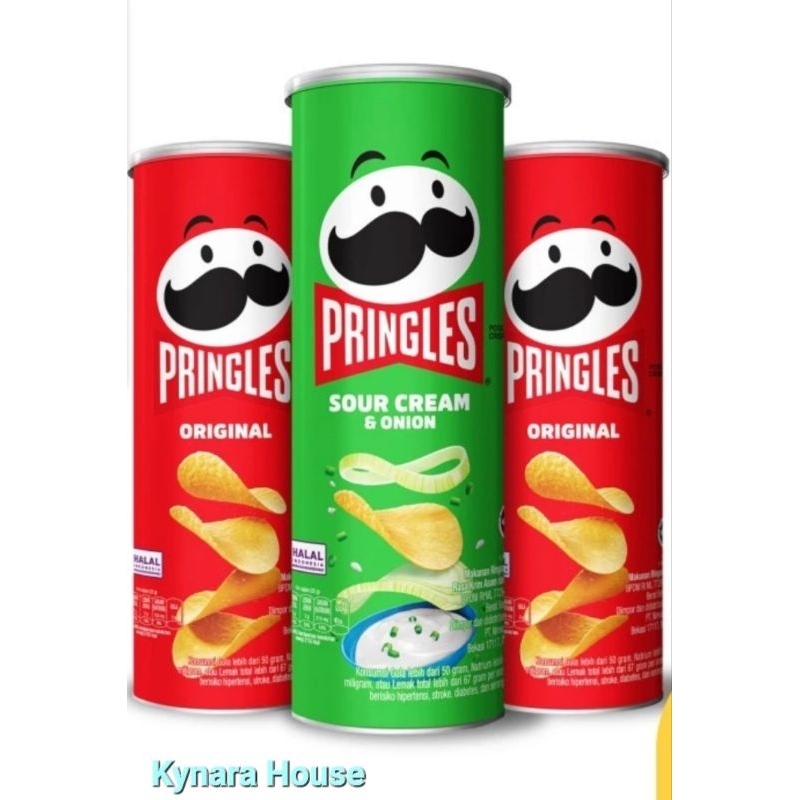 

Pringles Potato Crisps Kaleng 102gr