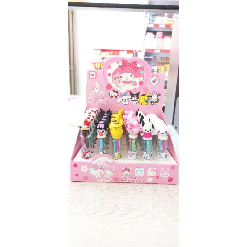 

Bolpoin Mini 4 Warna Kuromi / My Melody Lucu / Pena Sanrio Cinnamoroll Terbaru
