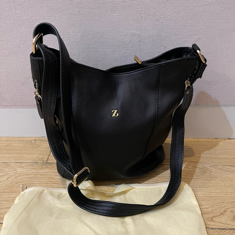 [NEW] Tas Kulit Sapi Asli Garut Hitam Black Zhr Z Bukan Preloved BS Mirip Model Zaskia Sungkar Srw K