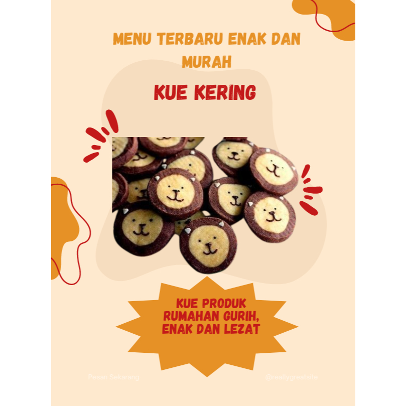 

Kue Kering Berbentuk Singa Lucu Terlaris