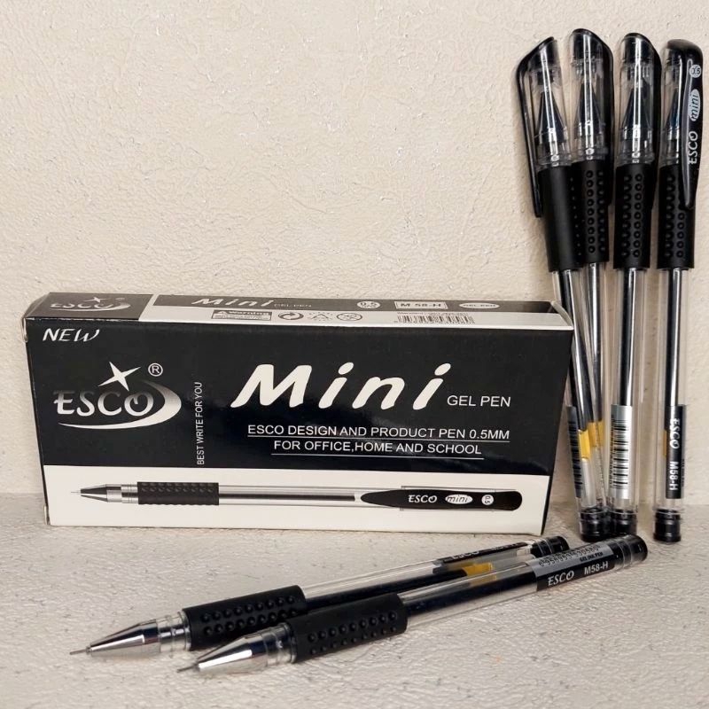 

12pcs Pulpen Gel Pen Mini Esco