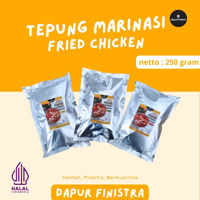 

Bumbu Marinasi Ayam Goreng Dapur Finistra | 250 gram