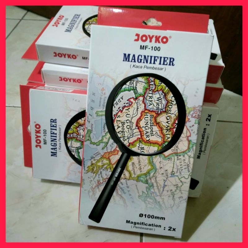 

Kaca Pembesar JOYKO Magnifying Glass 100mm MF-10/75mm MF-75