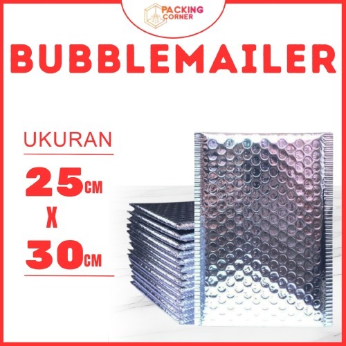 Amplop Bubble Mailer Wrap 25x30 cm ALUMUNIUM FOIL  Premium Quality MURAH