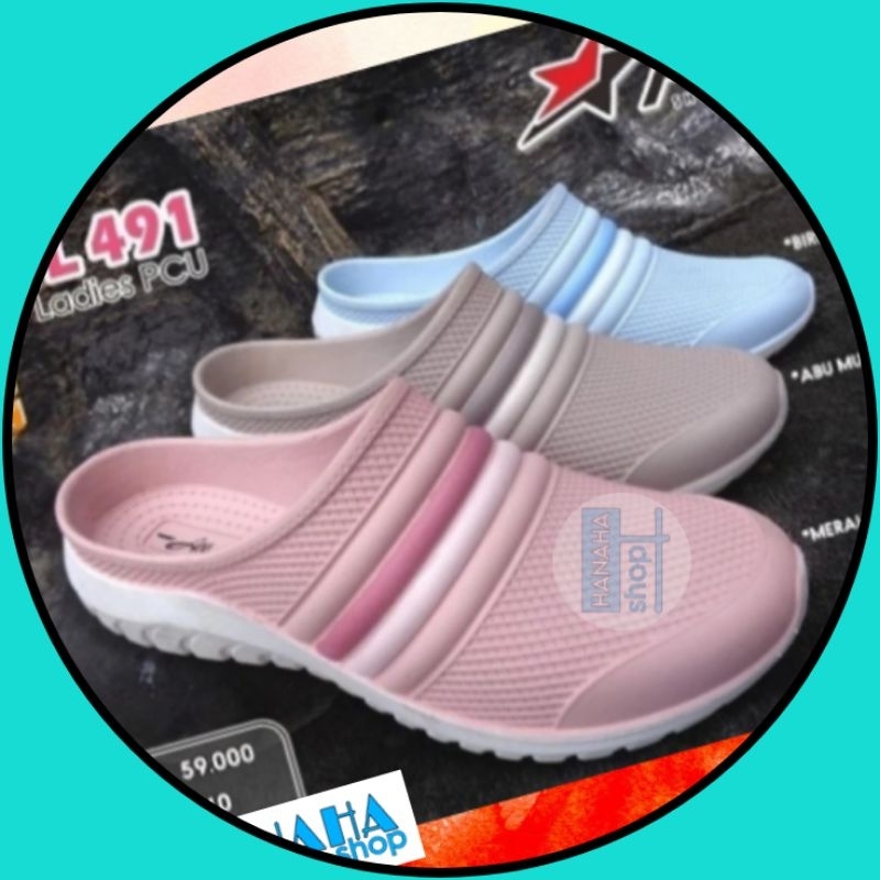 NSWL Sandal Slop Wanita Karet att