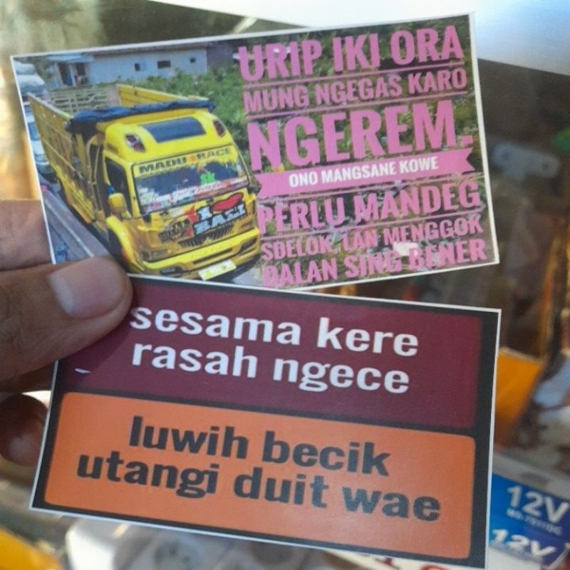 

Sticker Tempel Murah Anti Air P 9 L 5 CM