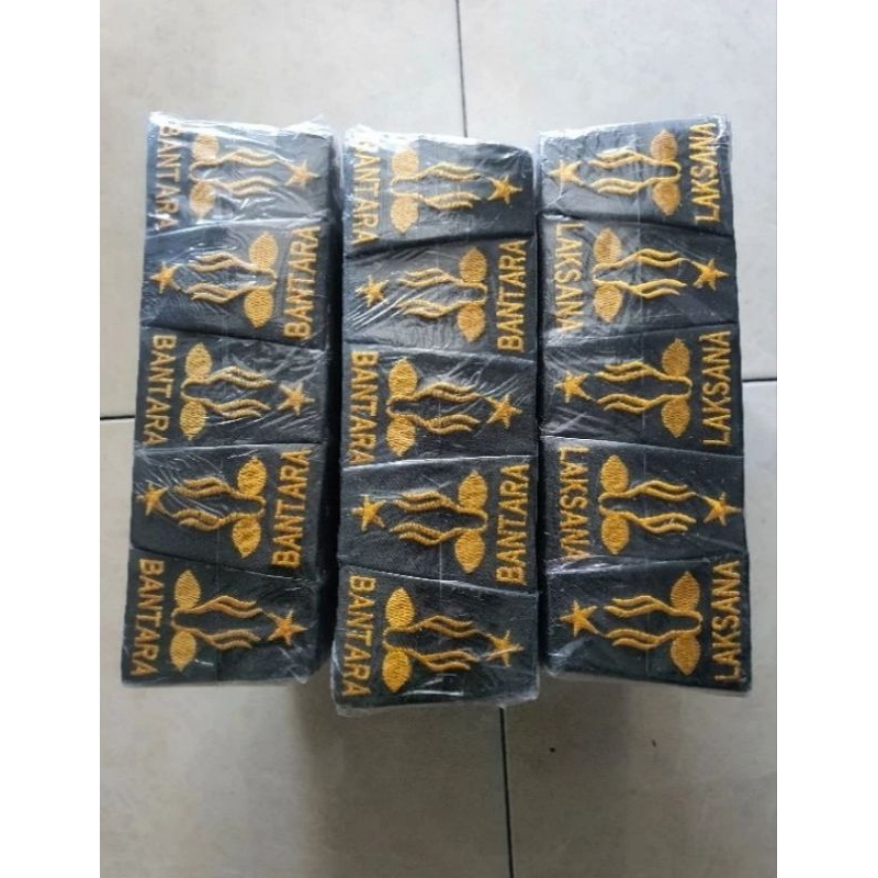 

TKU Pangkat BANTARA dan LAKSANA Bordir Pramuka 100 pasang (200pcs)
