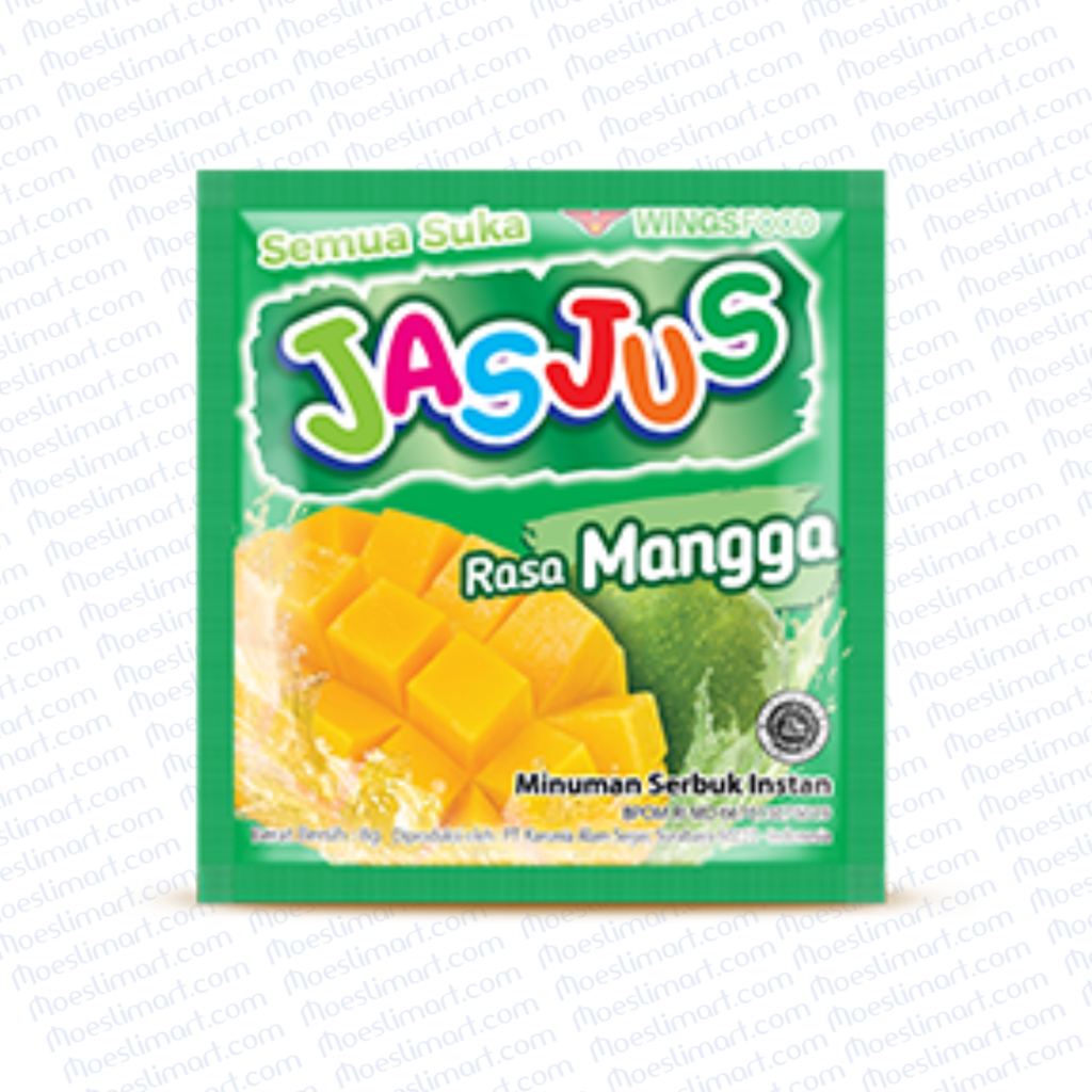 

Jasjus Minuman Serbuk Instan Rasa Mangga 8 g Rencengan isi 10 pcs