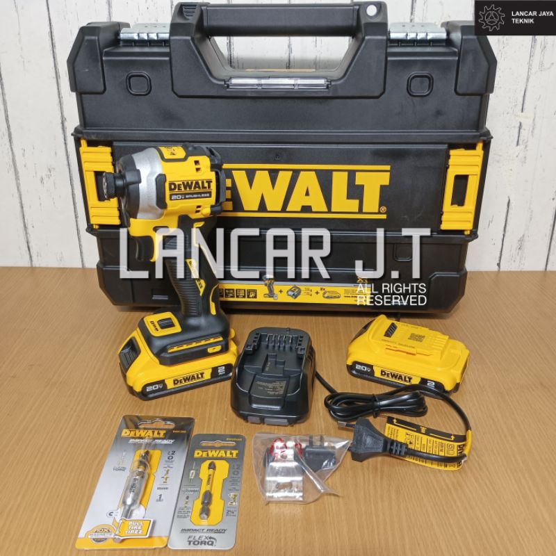 DEWALT DCF850 CORDLESS IMPACT DRIVER BOR OBENG BATERAI DEWALT 20V