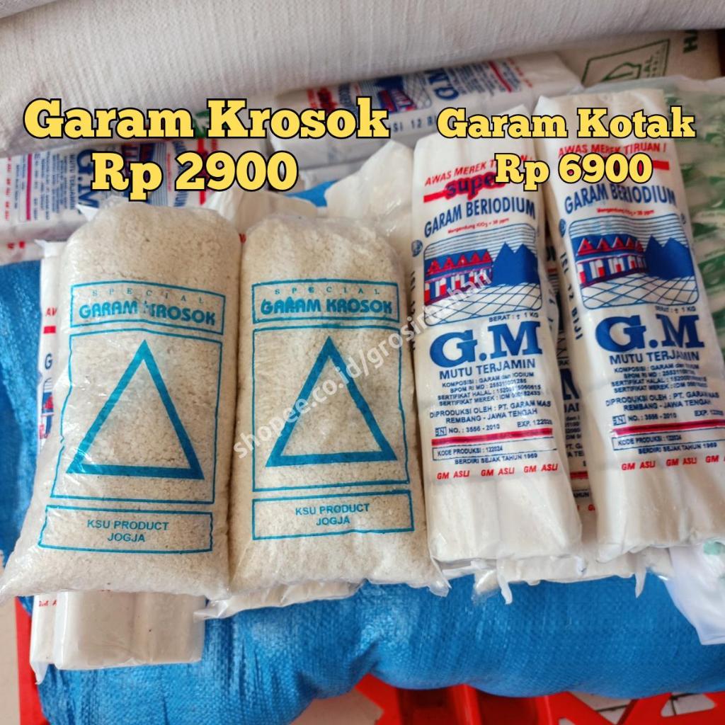 

Garam Krosok (Kasar) Harga Murah dan Garam Kotak