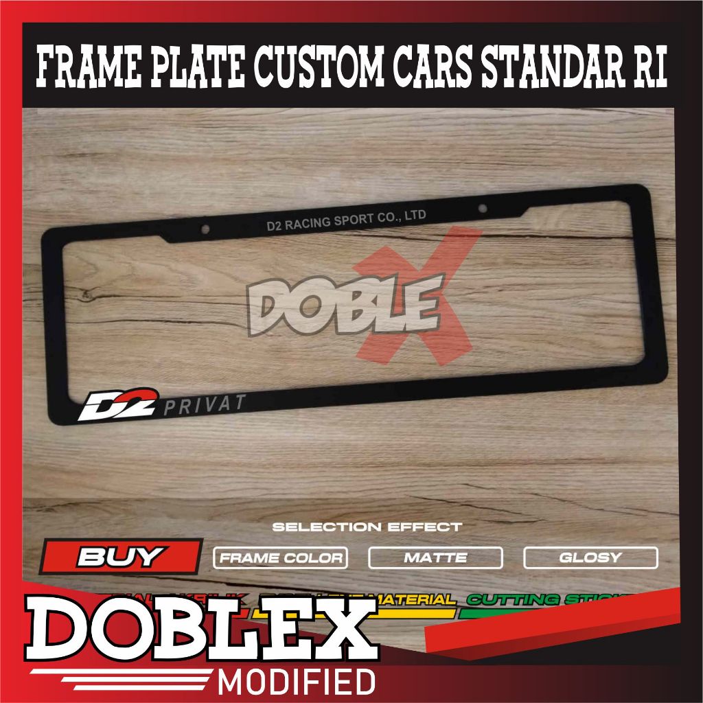 FRAME PLAT CUSTOM STANDARD RI D2