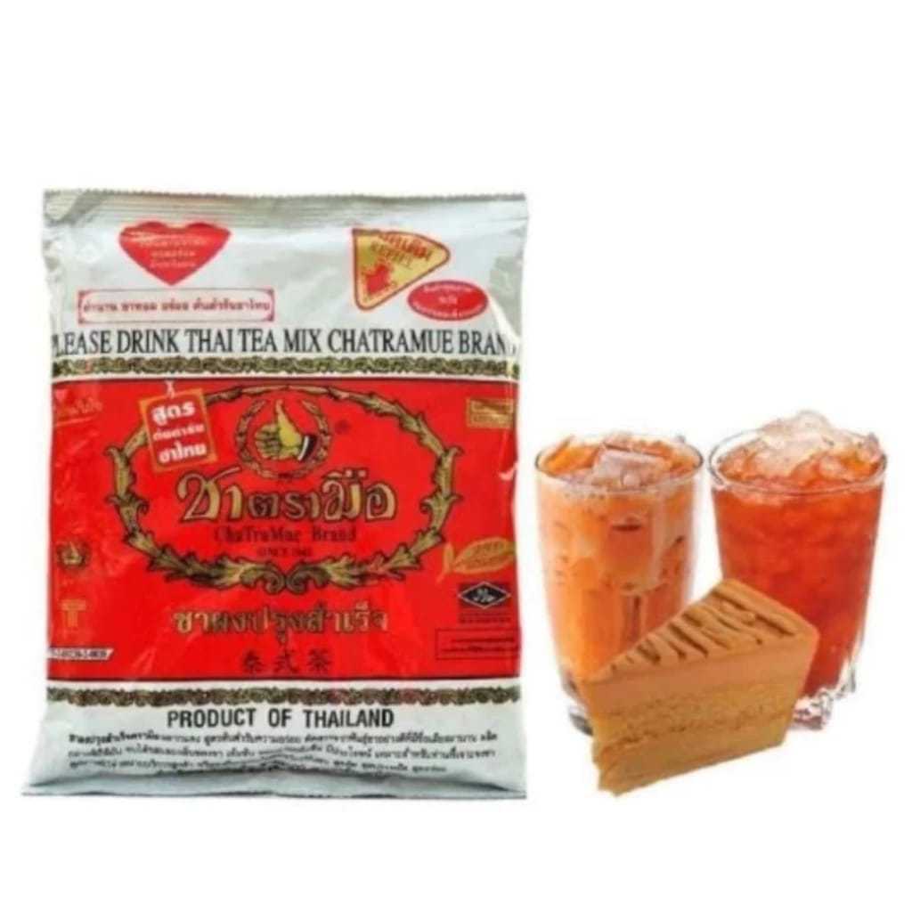 

racunimport.id - ready stock teh thailand thai tea mix original chatramue 400gr