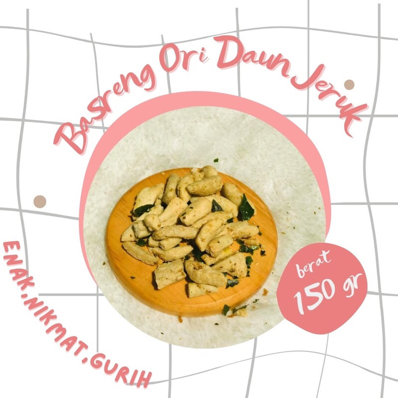 

{FREE GIFT} BASRENG ORI DAUN JERUK SNACK VIRAL/MAKANAN RINGAN/CEMILAN NETTO 150gr