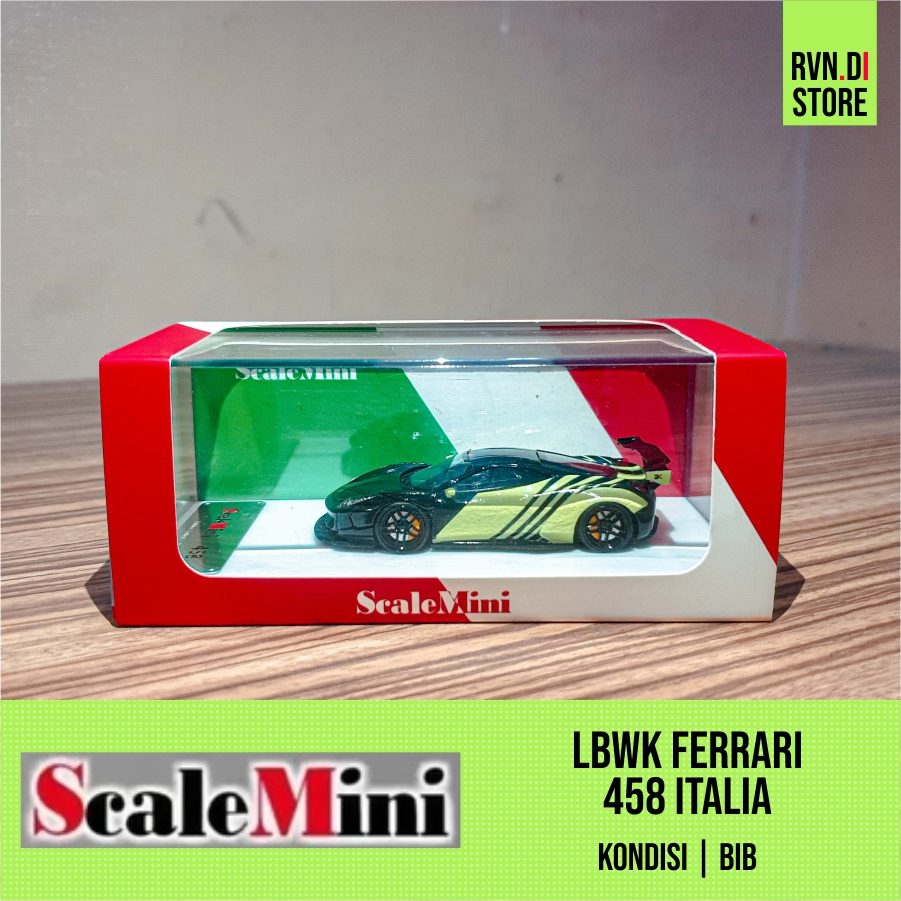 LBWK Ferrari 458 Italia Scale Mini 1/64 Resin no MiniGT Mini gt Tarmac Kaido house