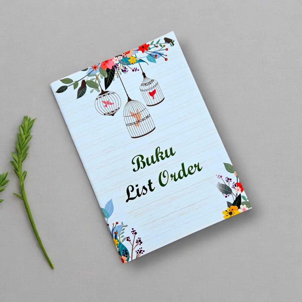 

BUKU LIST ORDER OLSHOP / BUKU CATATAN LIST ORDER / BUKU LIST ORDER ONLINE SHOP / BUKU CACATAN LIST ORDER BARANG by. TOOKE