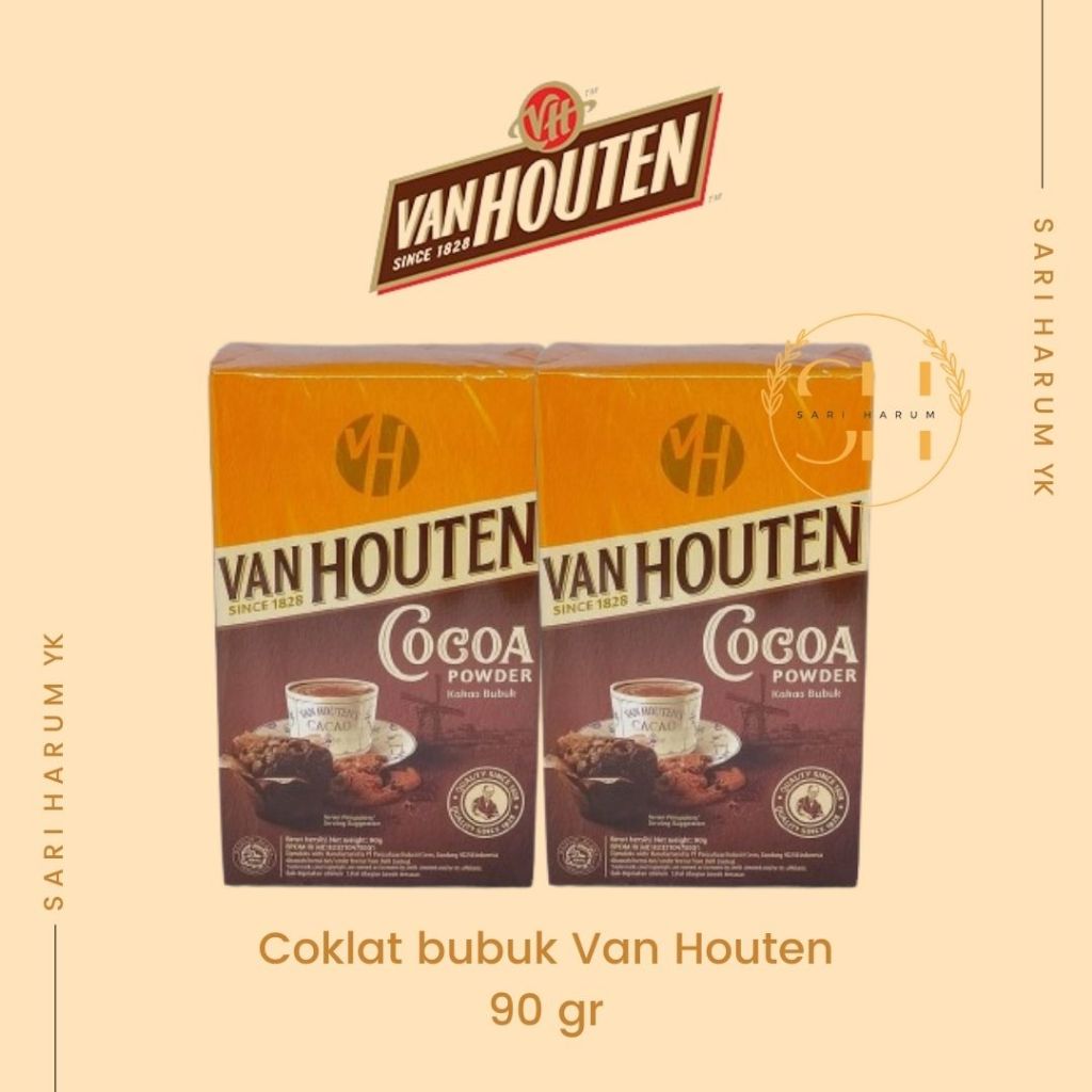 

Coklat bubuk | Cocoa powder | bubuk coklat | VanHouten 90gr