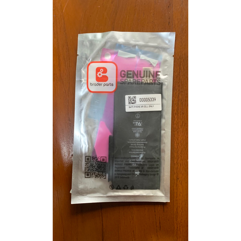 BATTERY IPHONE XR CELL ONLY ORIGINAL BRADERPART