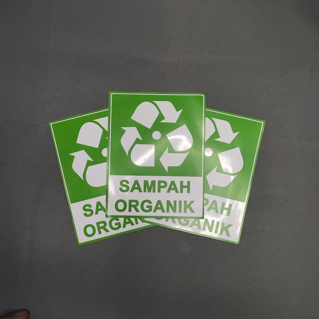 

STIKER TANDA LABEL SAMPAH ORGANIK