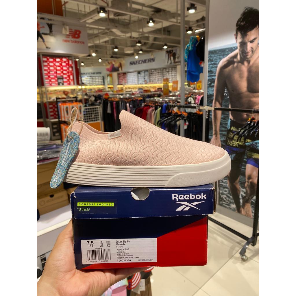 Reebok Onlux Slip On Walking Pink 100034380 Women's Shoes Origina