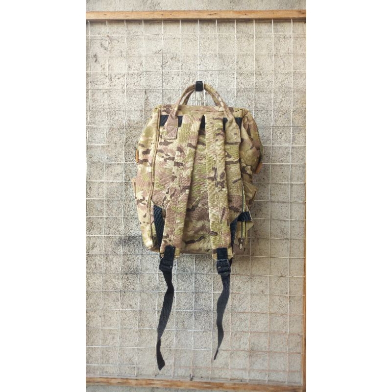 Tas Wanita/Pria/Anak Laki-Laki/Anak Perempuan ANELLO Japan  Camouflage Army (Preloved) Original